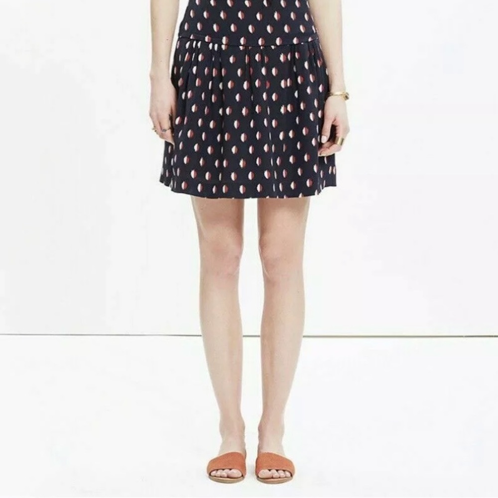 Madewell silk miniskirt